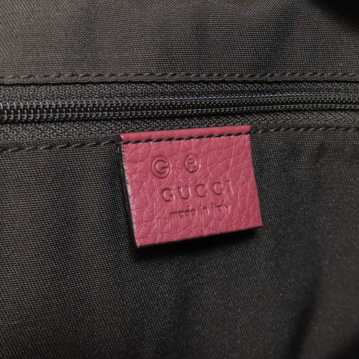 GUCCI Tote Bag 341508 leather pink Outlet 2WAY Women Used