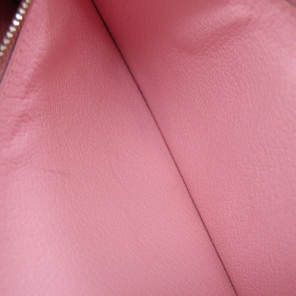 HERMES Long Wallet Purse Swift pink Azap Classic SilverMetal