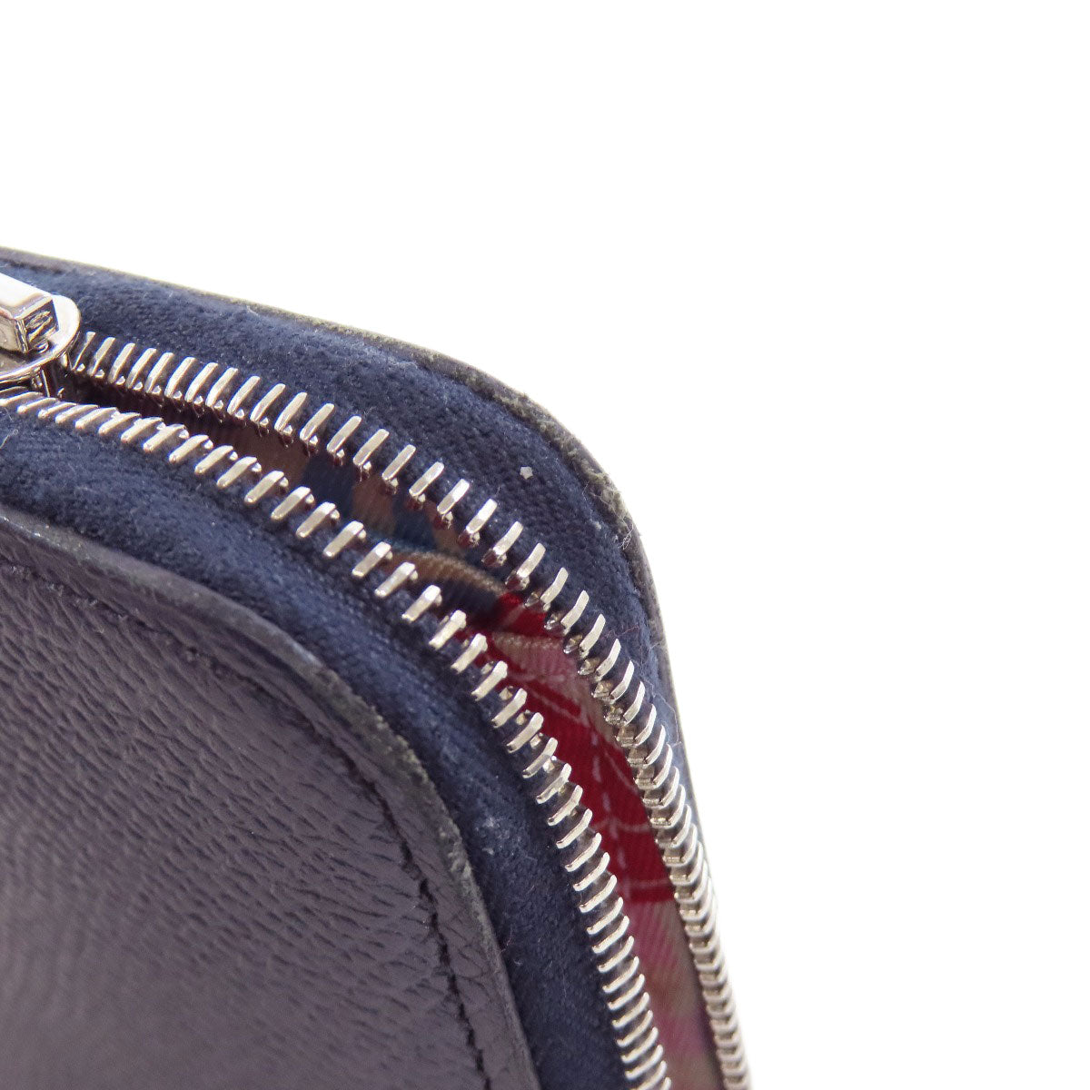 HERMES Long Wallet Purse Epsom Navy Azap Silk In Long Blue Indigo