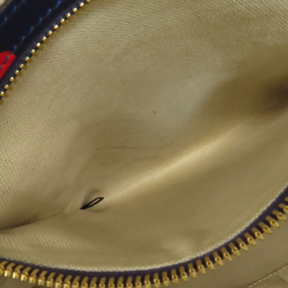 GUCCI Handbag 620850 leather Navy Horsebit Dot Pattern 2WAY Women Used