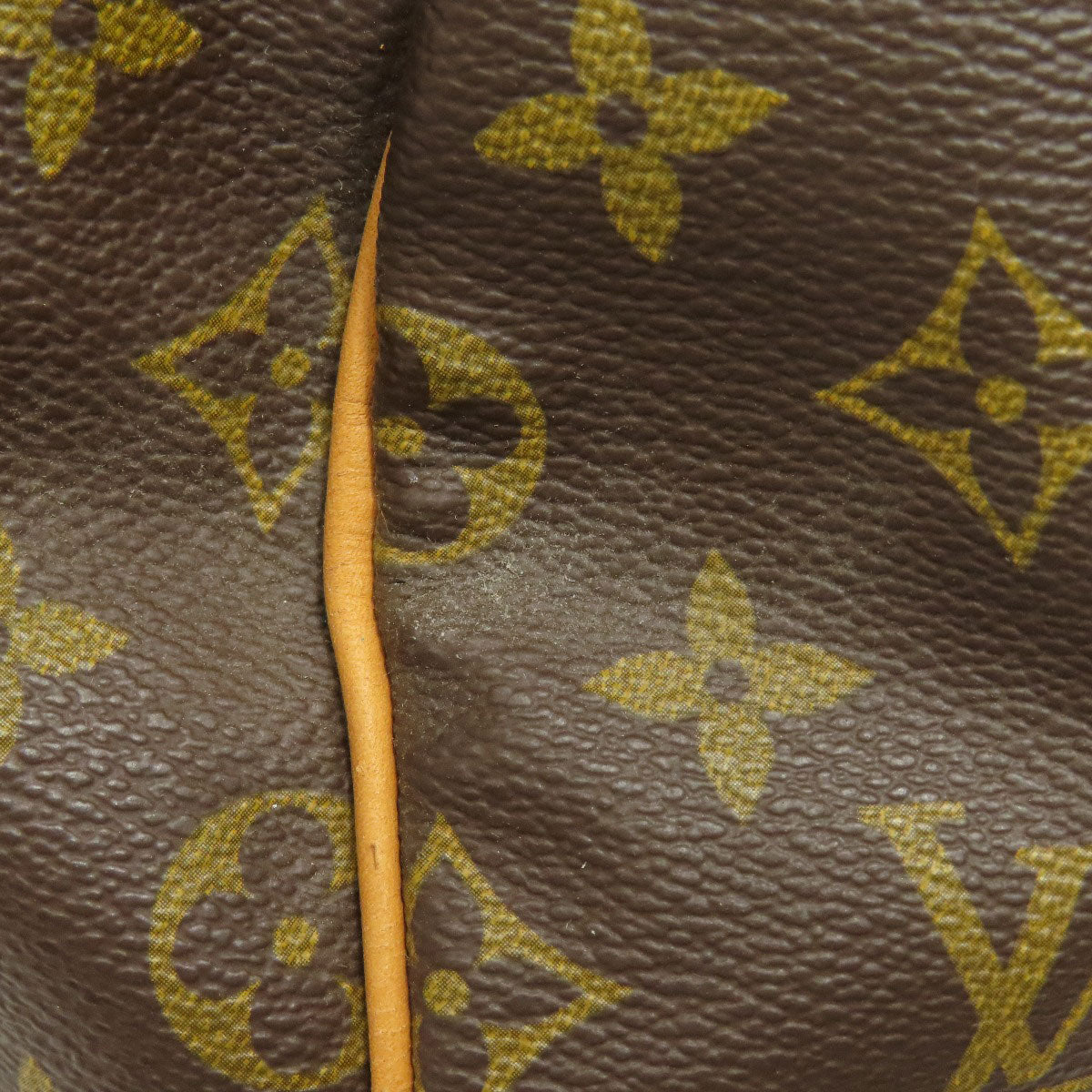 LOUIS VUITTON Boston Duffel bag M41424 Monogram canvas Brown Keepall 55 mens(Unisex) Used