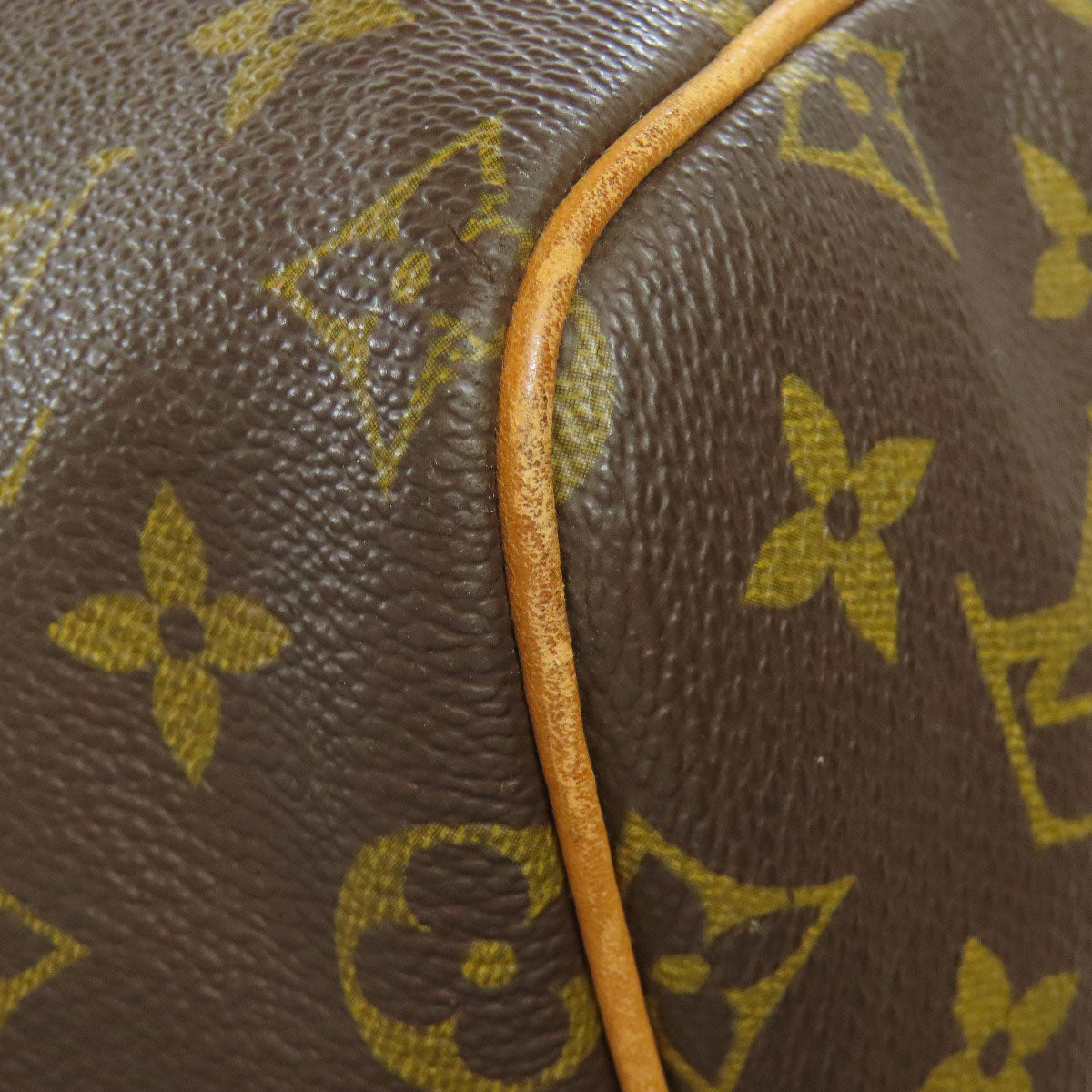 LOUIS VUITTON Boston Duffel bag M41424 Monogram canvas Brown Keepall 55 mens(Unisex) Used