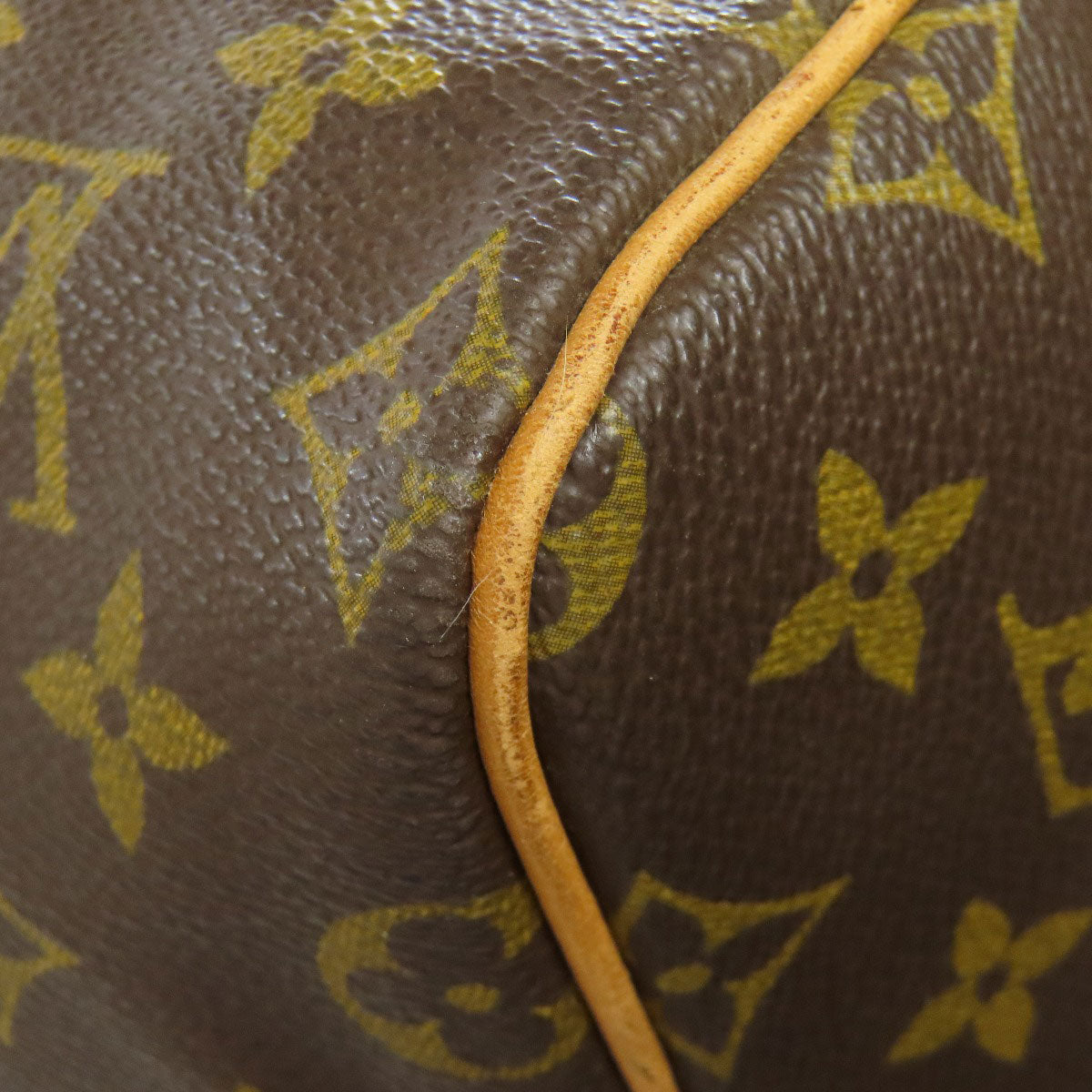 LOUIS VUITTON Boston Duffel bag M41424 Monogram canvas Brown Keepall 55 mens(Unisex) Used