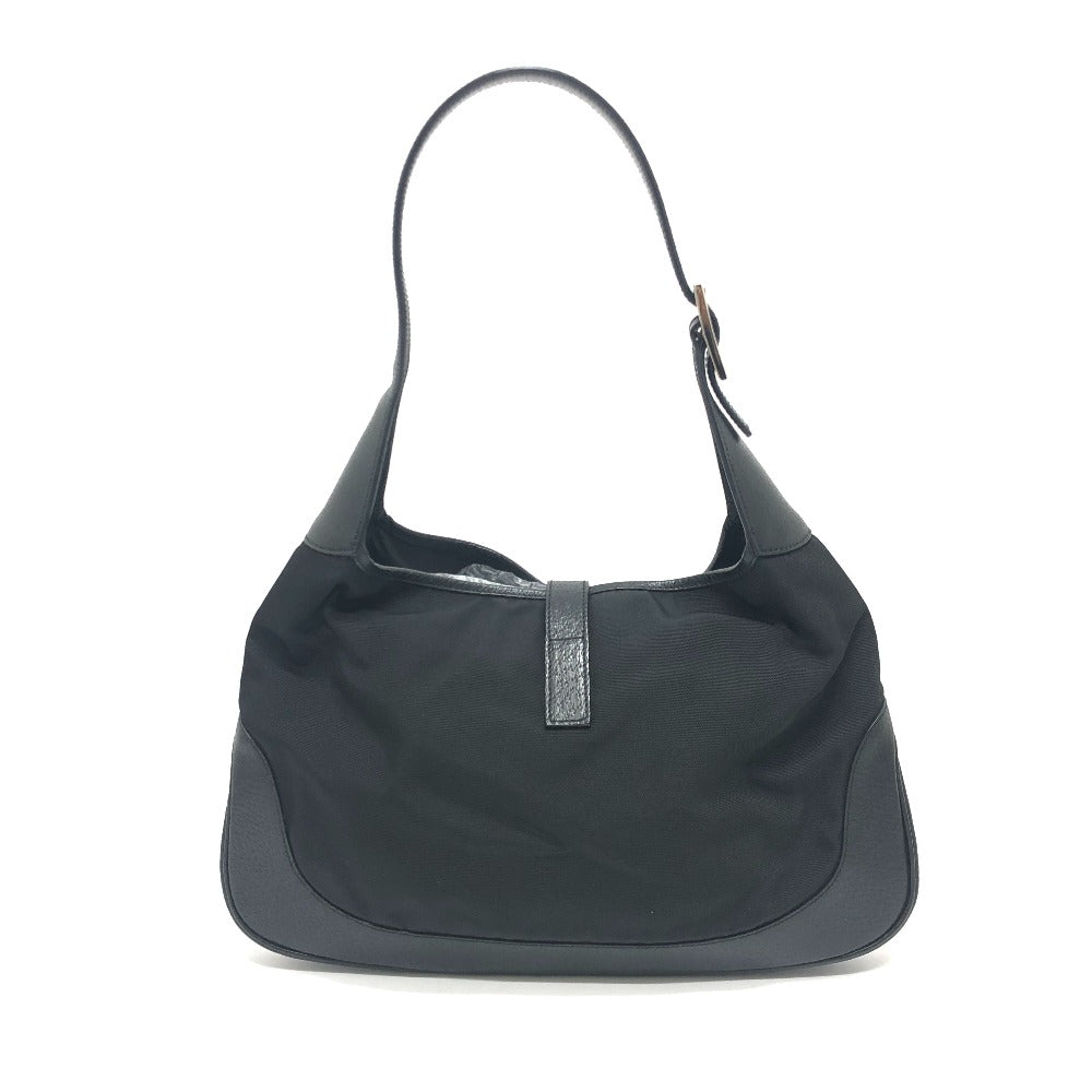 GUCCI Shoulder Bag 001・3306 Nylon, Leather black Jackie