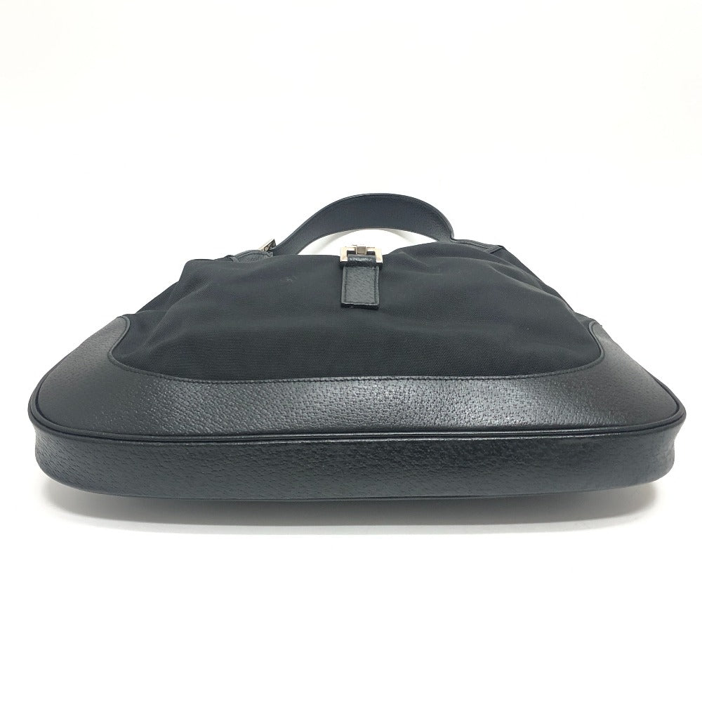 GUCCI Shoulder Bag 001・3306 Nylon, Leather black Jackie