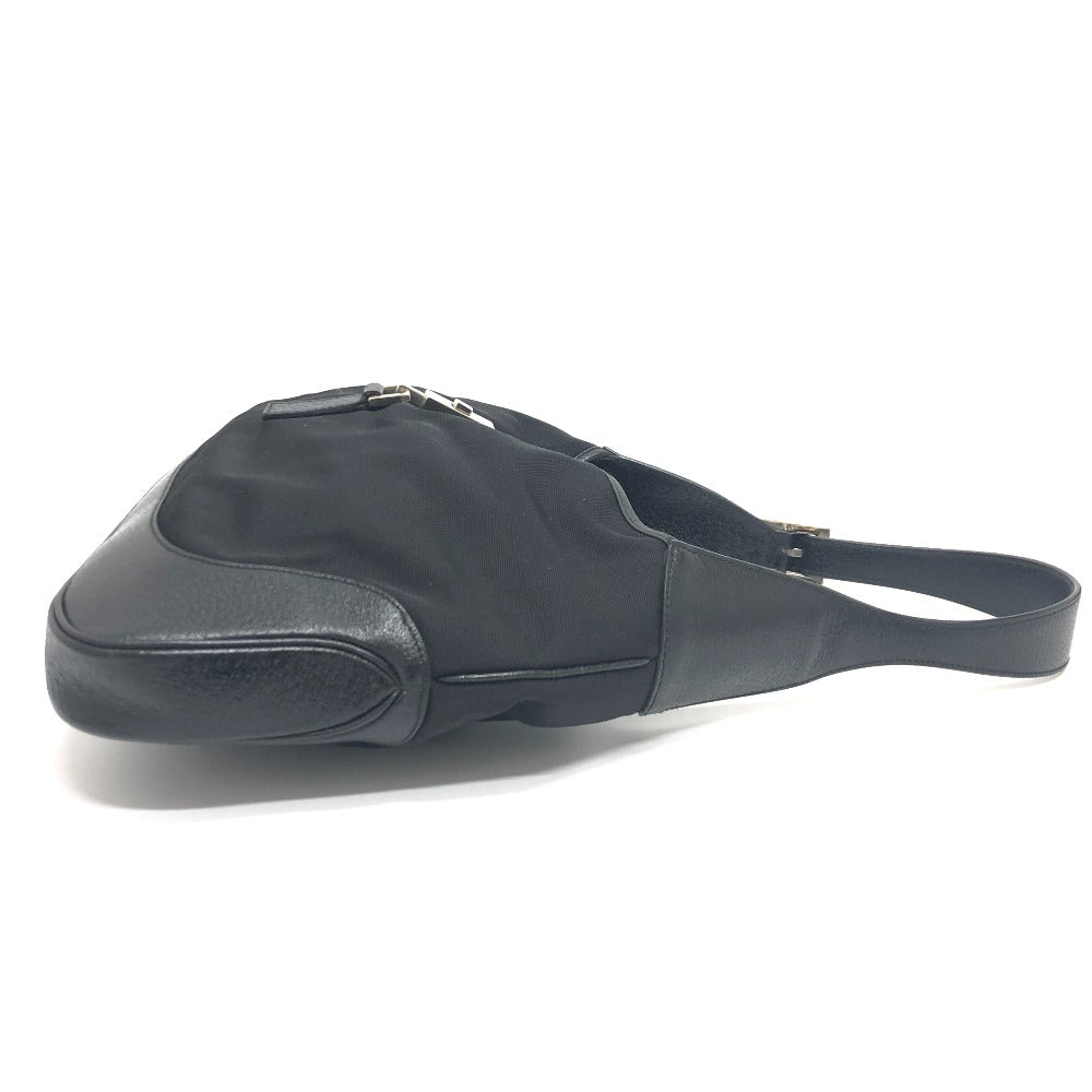 GUCCI Shoulder Bag 001・3306 Nylon, Leather black Jackie