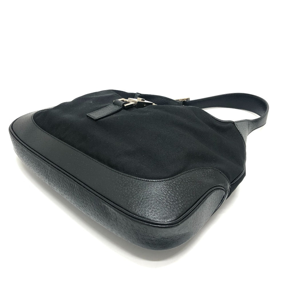 GUCCI Shoulder Bag 001・3306 Nylon, Leather black Jackie