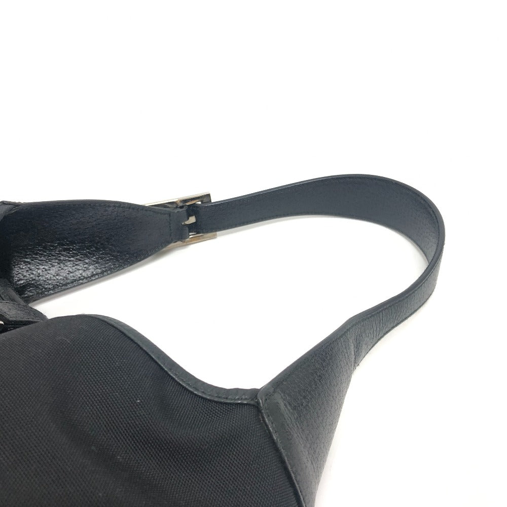 GUCCI Shoulder Bag 001・3306 Nylon, Leather black Jackie