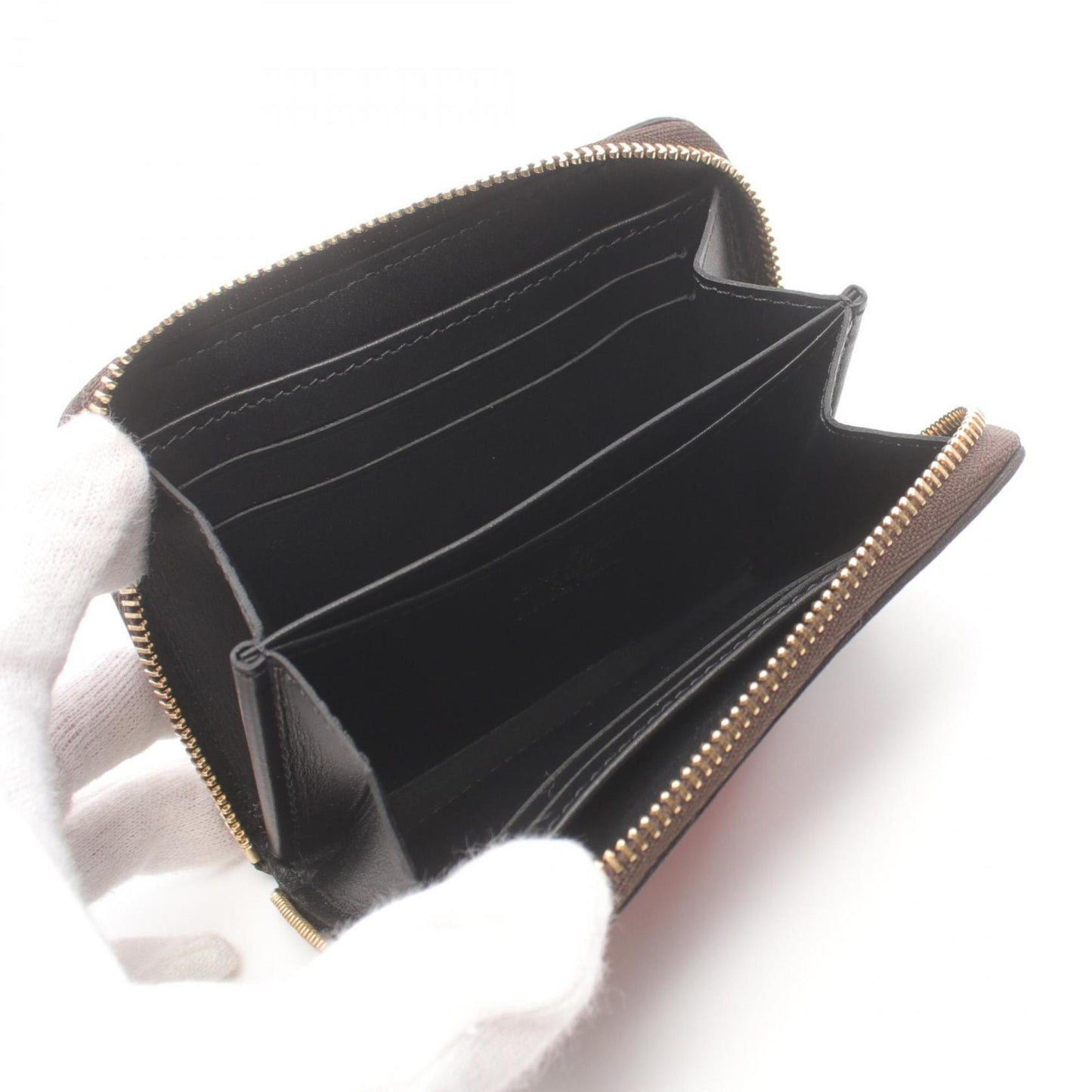 Louis Vuitton  Damier Canvas Coated Canvas Leather Coin Purse/Coin Case