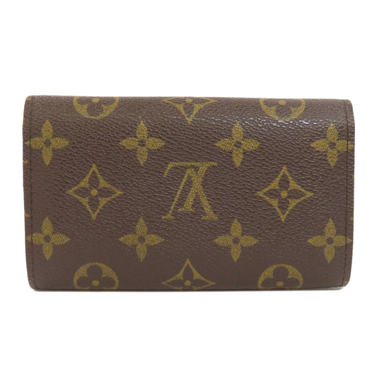 LOUIS VUITTON Bifold Wallet M61735 Monogram canvas Brown Portonet Zip Women Used