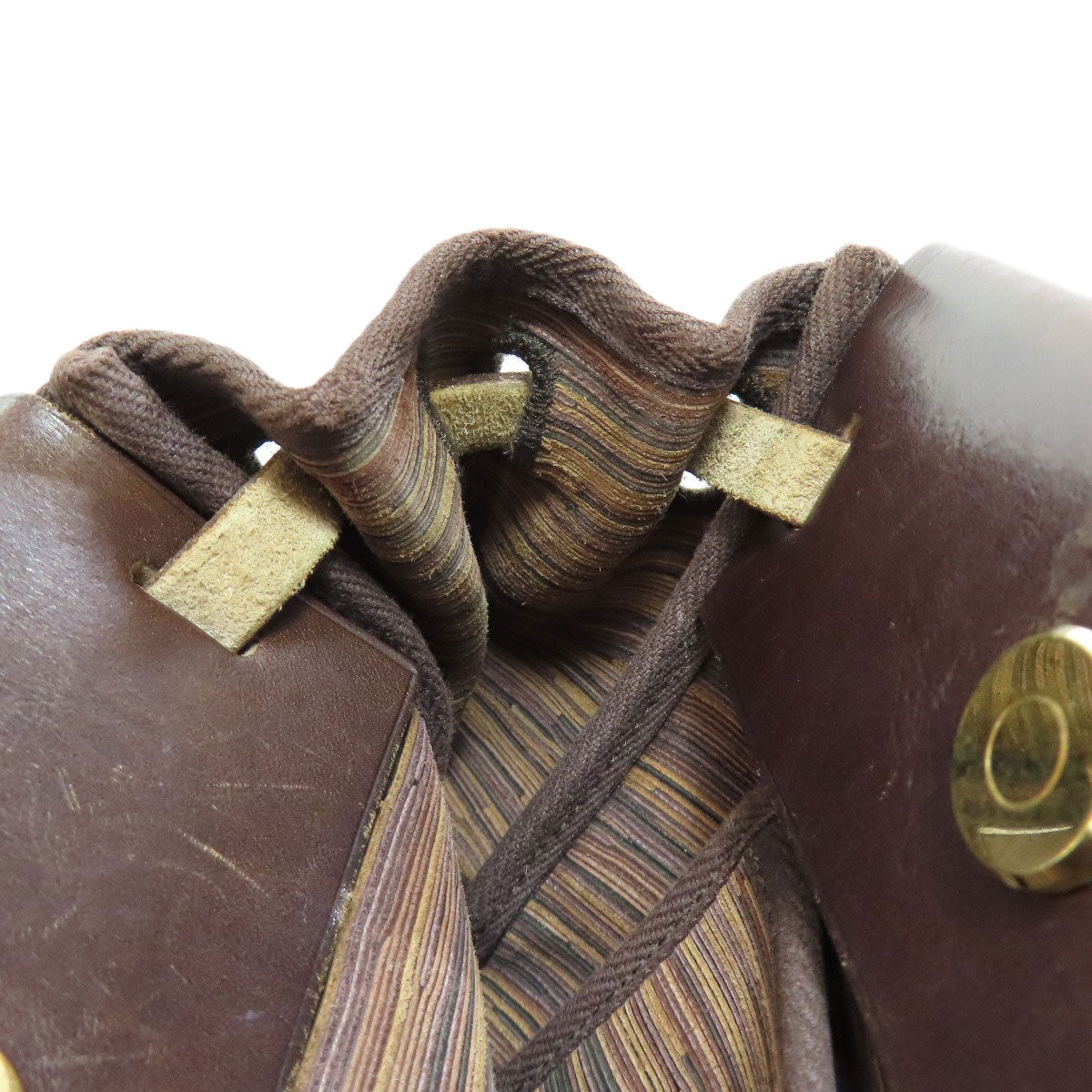 HERMES Tote Bag Vibrato Brown Herbag Cabus