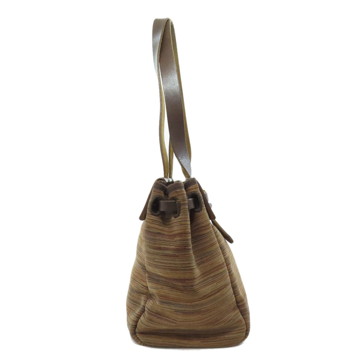 HERMES Tote Bag Vibrato Brown Herbag Cabus