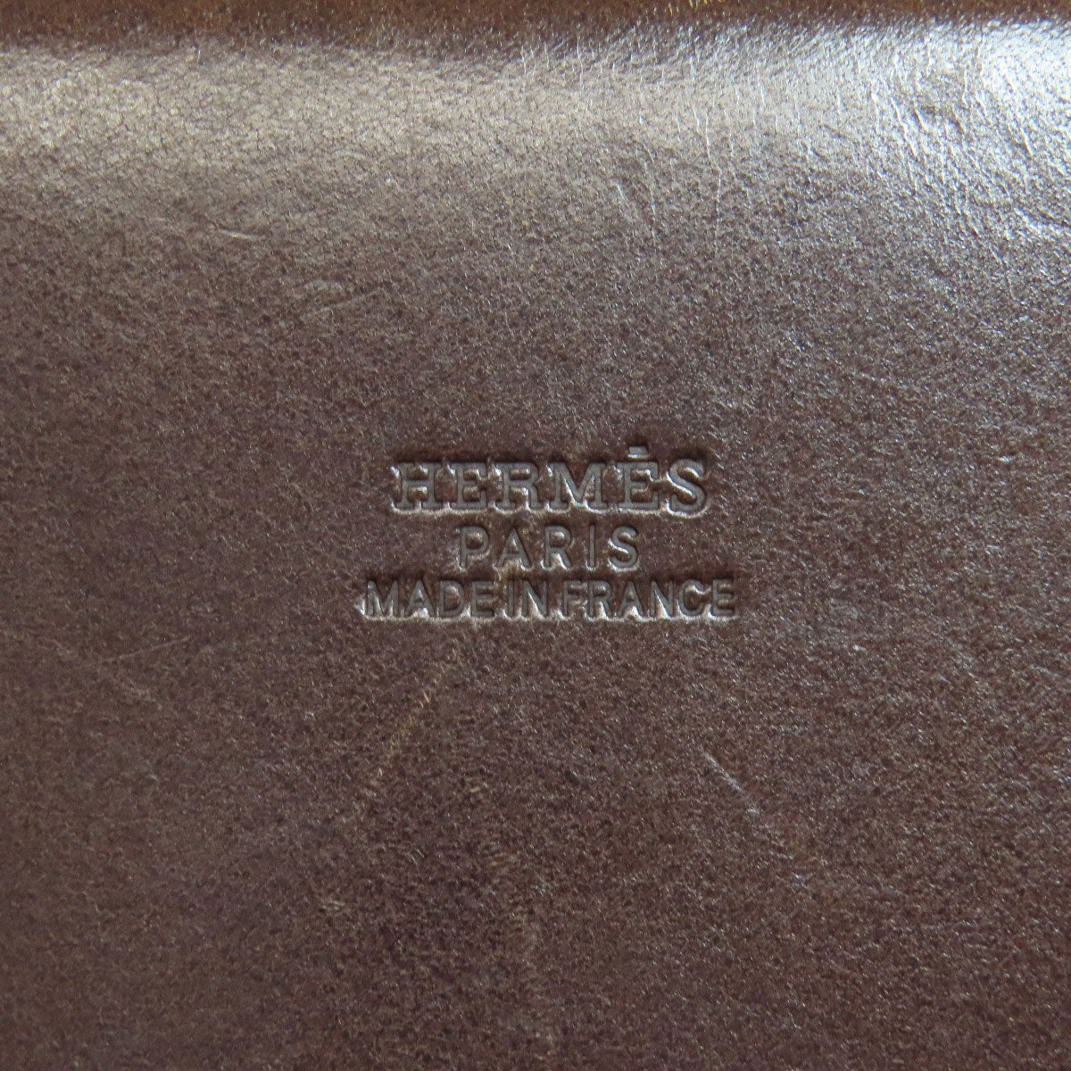 HERMES Tote Bag Vibrato Brown Herbag Cabus