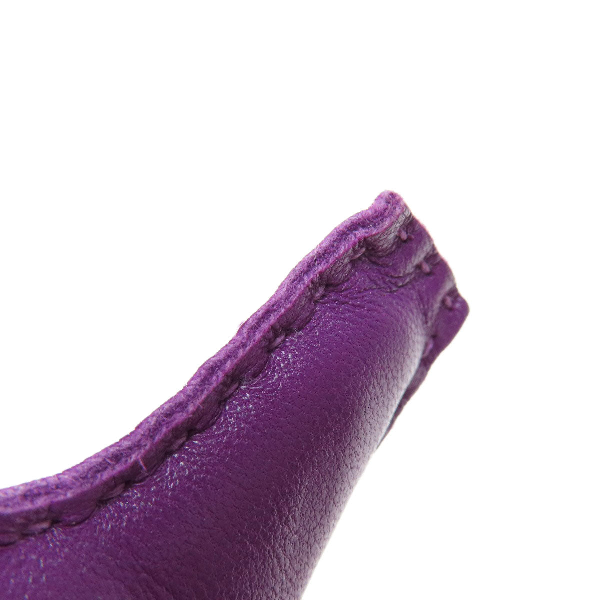 HERMES key ring Anyo Miro purple Rodeo Charm MM Women Used