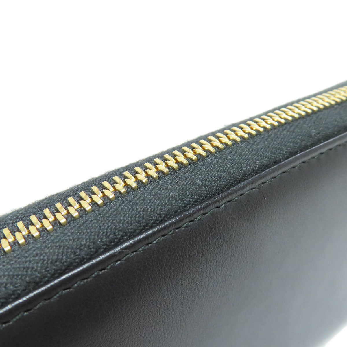 GUCCI Long Wallet Purse 453393 leather black Jumbo GG Women Used