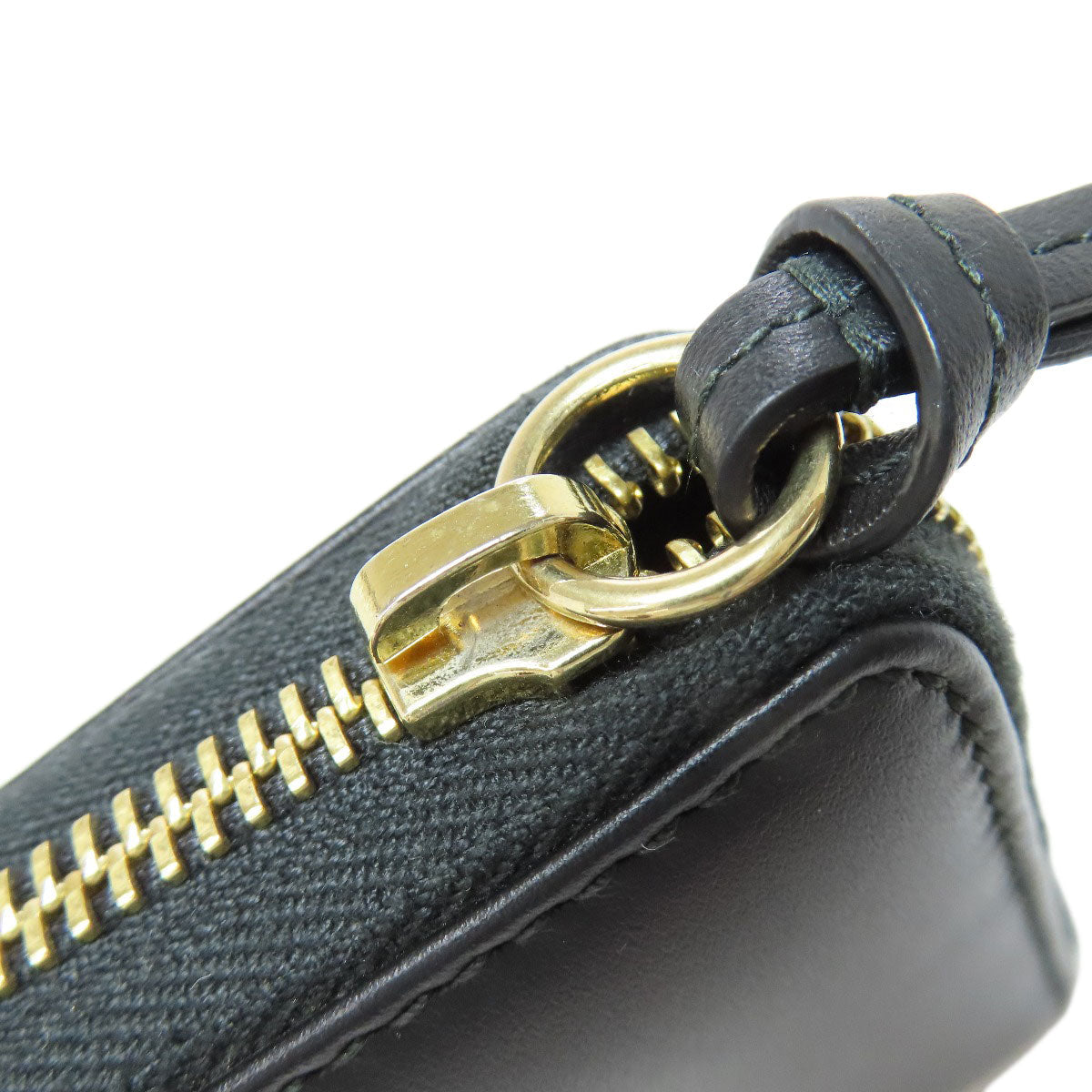 GUCCI Long Wallet Purse 453393 leather black Jumbo GG Women Used