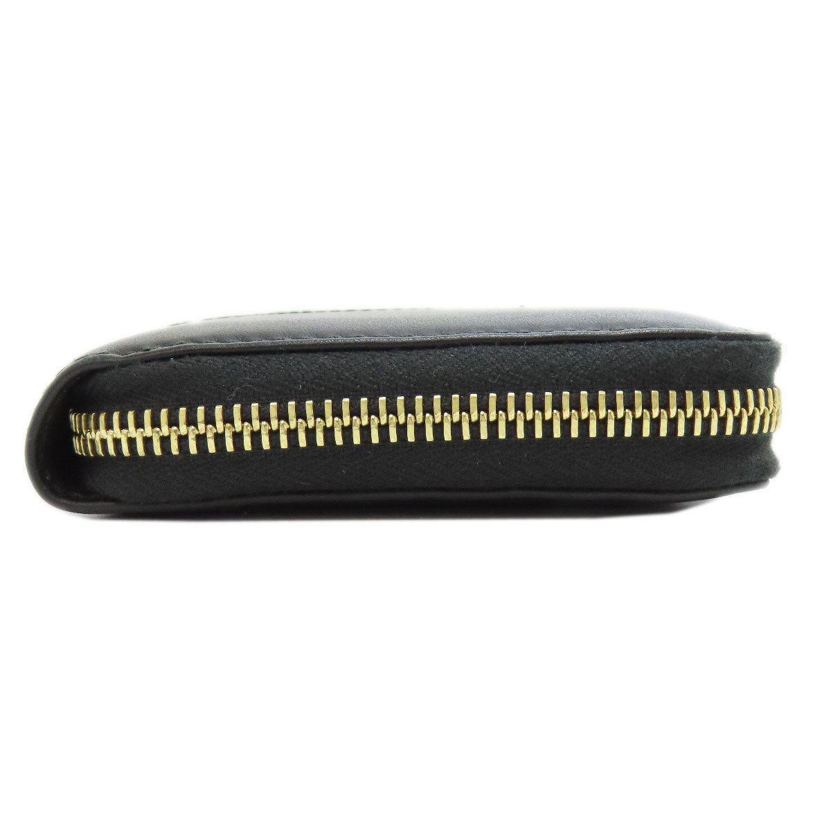 GUCCI Long Wallet Purse 453393 leather black Jumbo GG Women Used