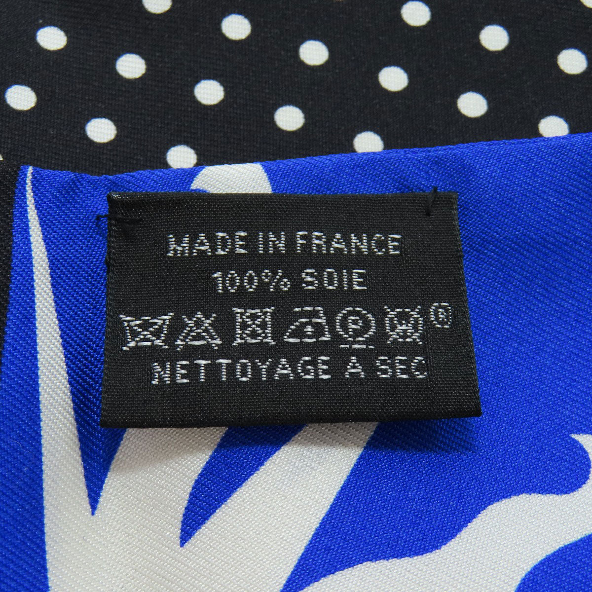 HERMES scarf silk black Twilly Women Used