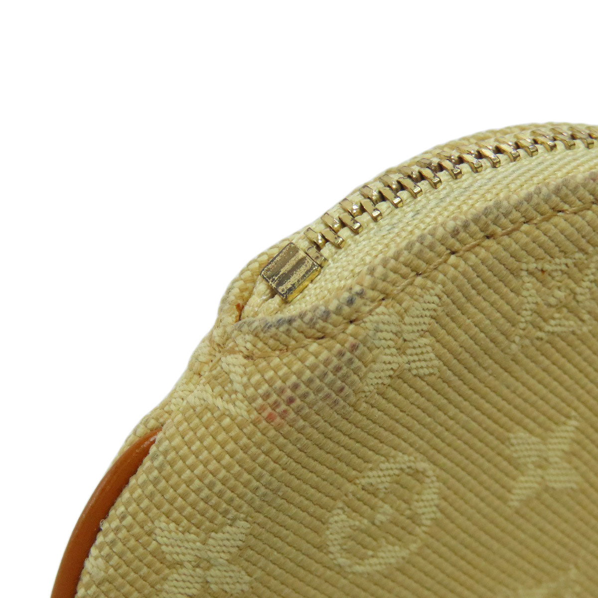 LOUIS VUITTON Coin case M92452 Monogram mini run beige Portonet Ron Women Used