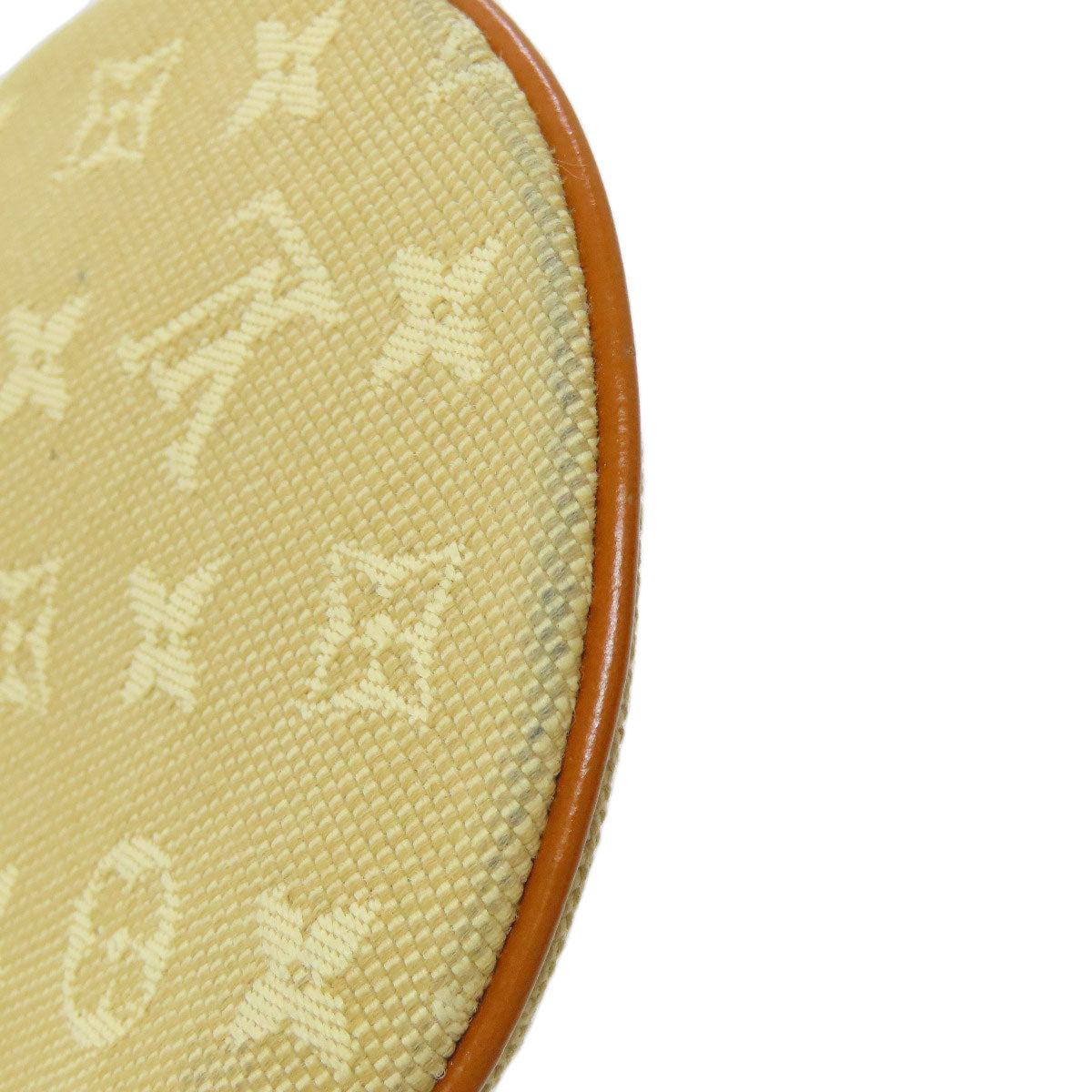 LOUIS VUITTON Coin case M92452 Monogram mini run beige Portonet Ron Women Used