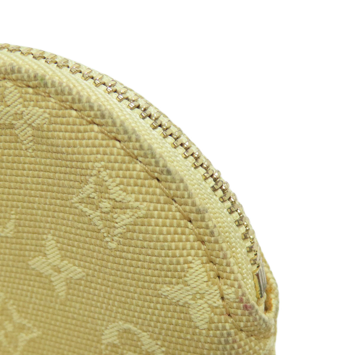 LOUIS VUITTON Coin case M92452 Monogram mini run beige Portonet Ron Women Used