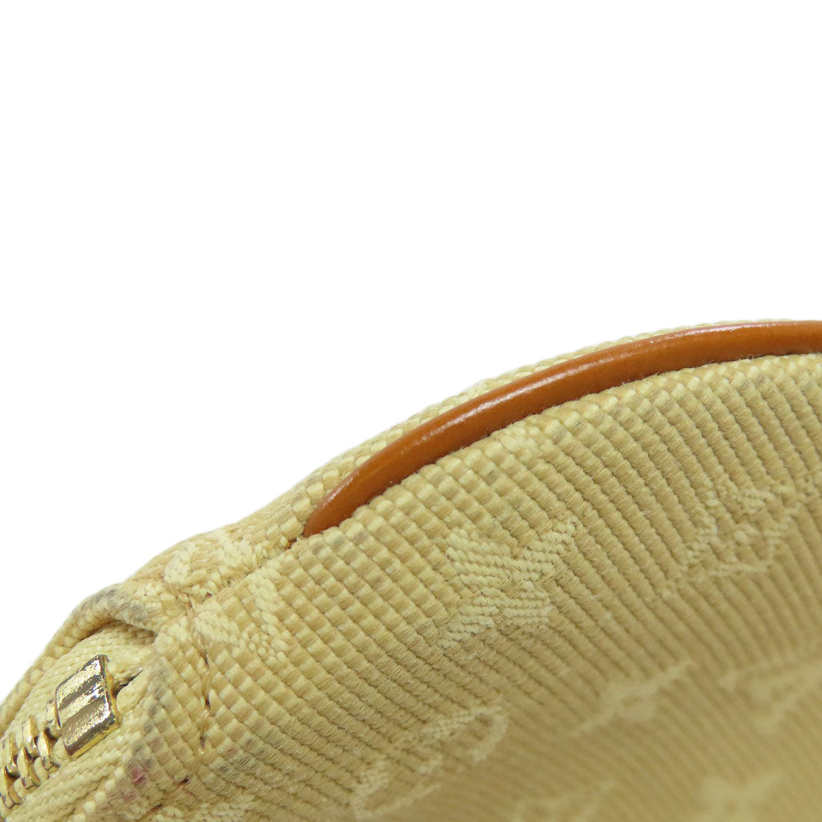 LOUIS VUITTON Coin case M92452 Monogram mini run beige Portonet Ron Women Used
