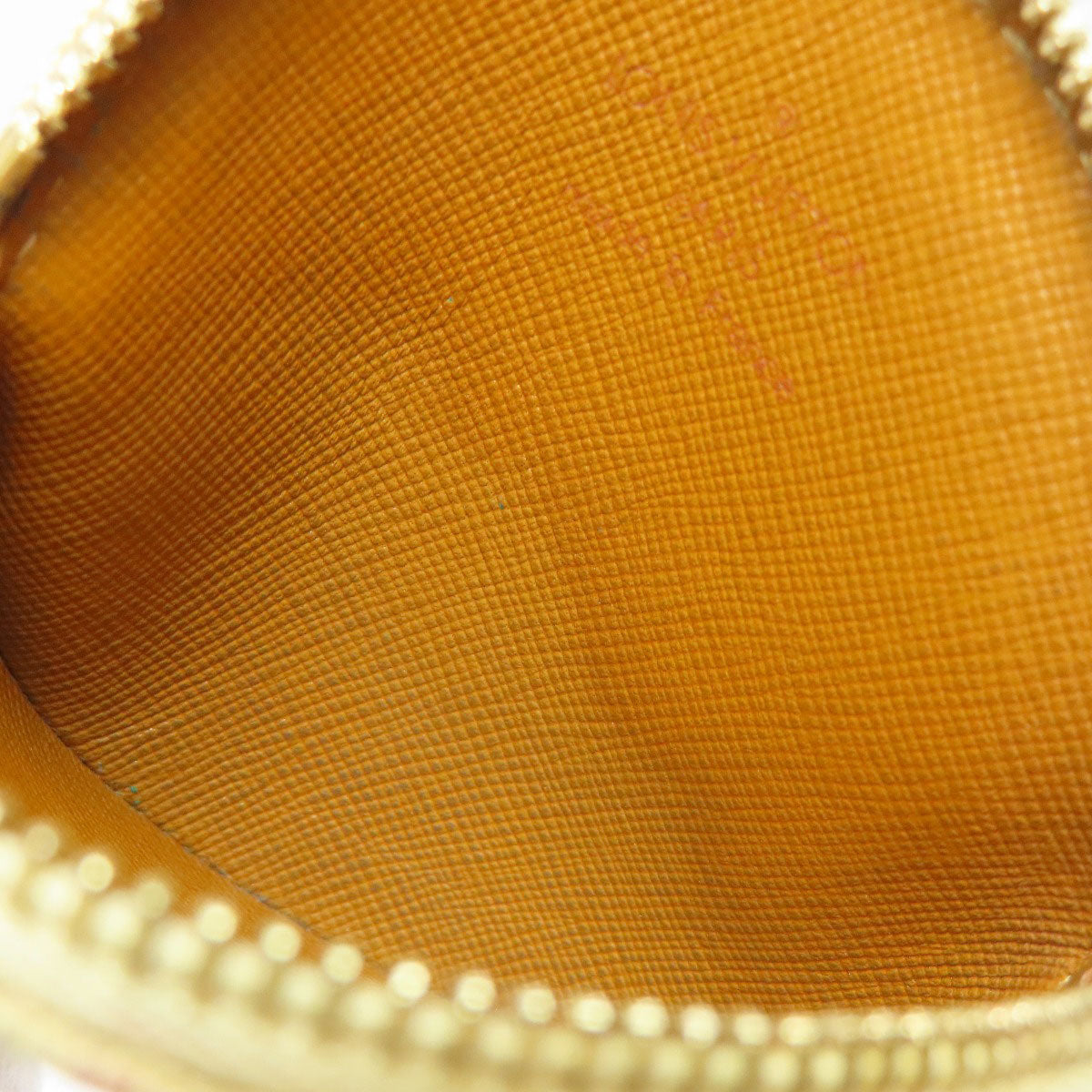 LOUIS VUITTON Coin case M92452 Monogram mini run beige Portonet Ron Women Used
