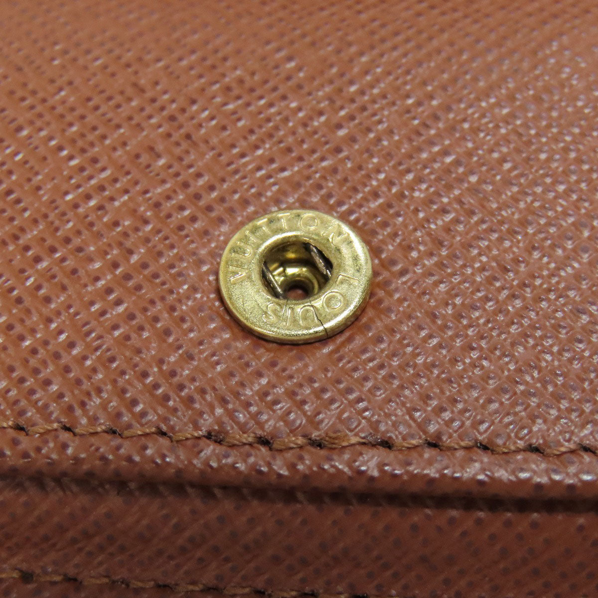 LOUIS VUITTON Bifold Wallet M60045 Monogram canvas Brown Portefeuille Magellan Women Used