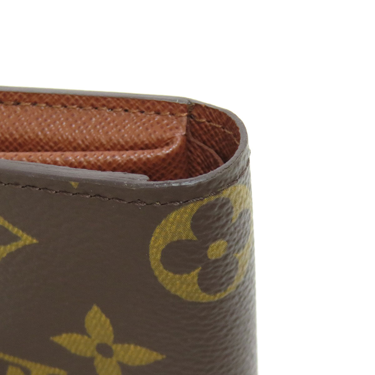 LOUIS VUITTON Bifold Wallet M60045 Monogram canvas Brown Portefeuille Magellan Women Used