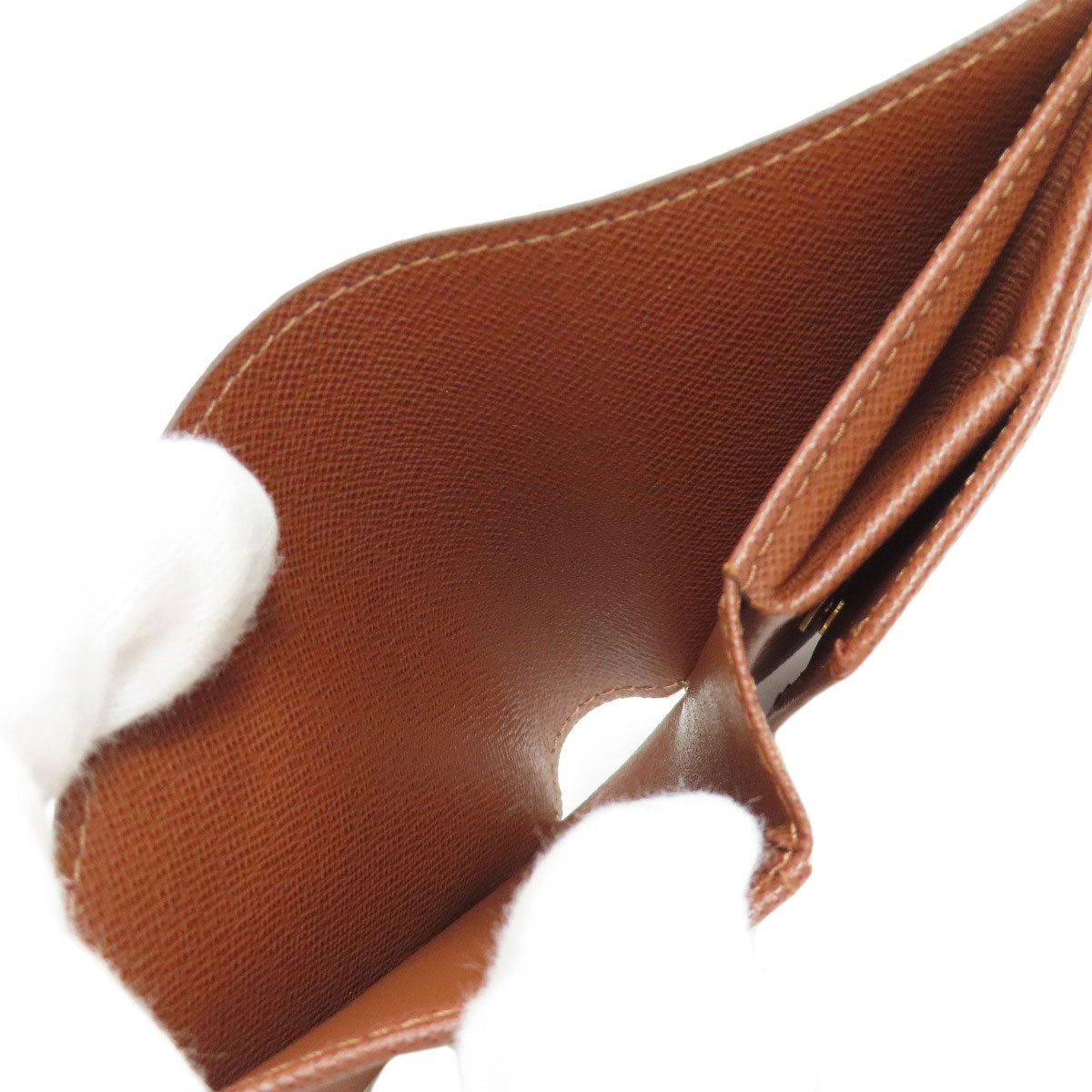 LOUIS VUITTON Bifold Wallet M60045 Monogram canvas Brown Portefeuille Magellan Women Used
