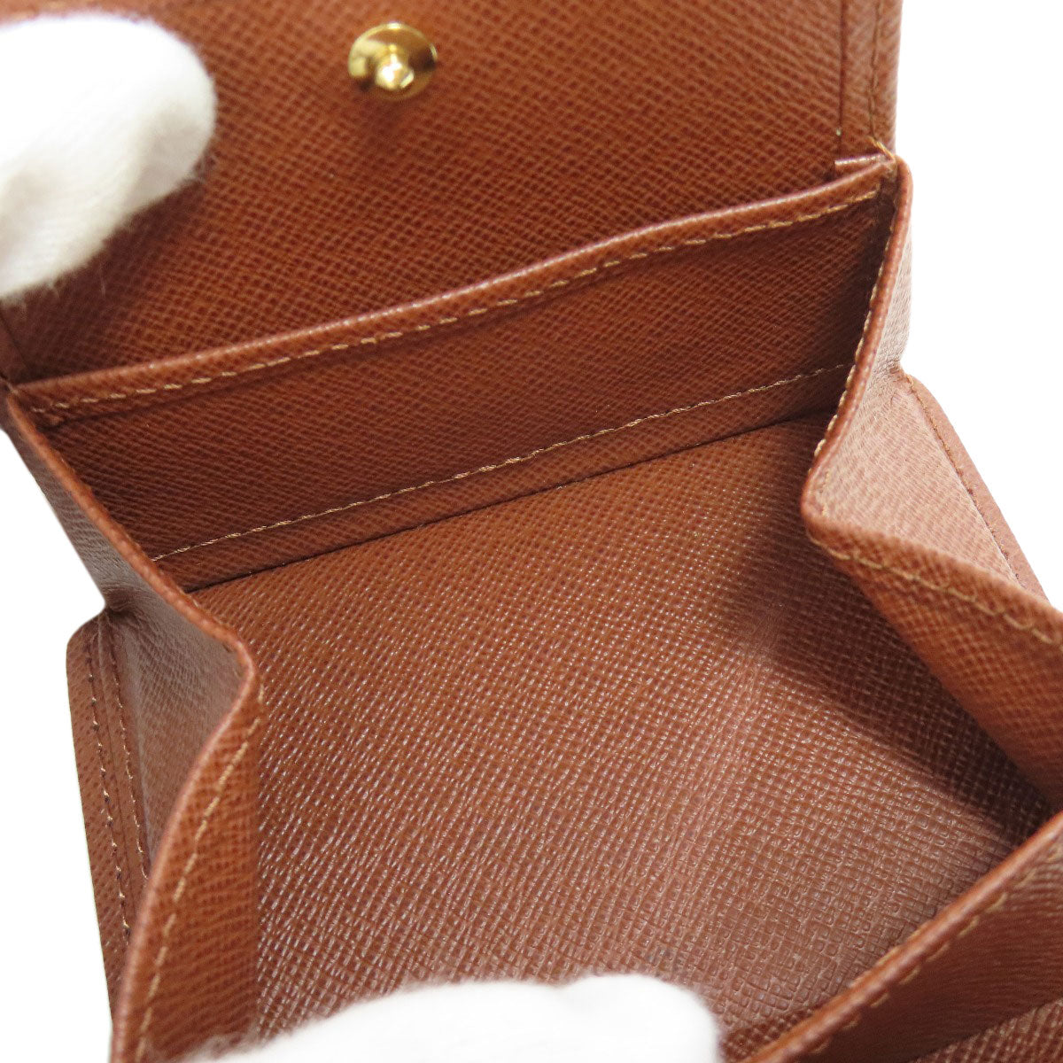 LOUIS VUITTON Bifold Wallet M60045 Monogram canvas Brown Portefeuille Magellan Women Used