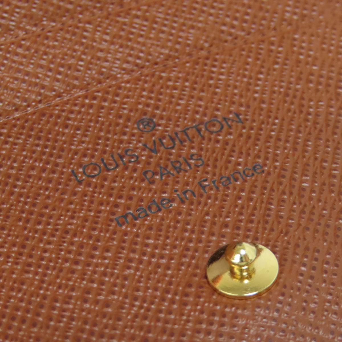 LOUIS VUITTON Bifold Wallet M60045 Monogram canvas Brown Portefeuille Magellan Women Used