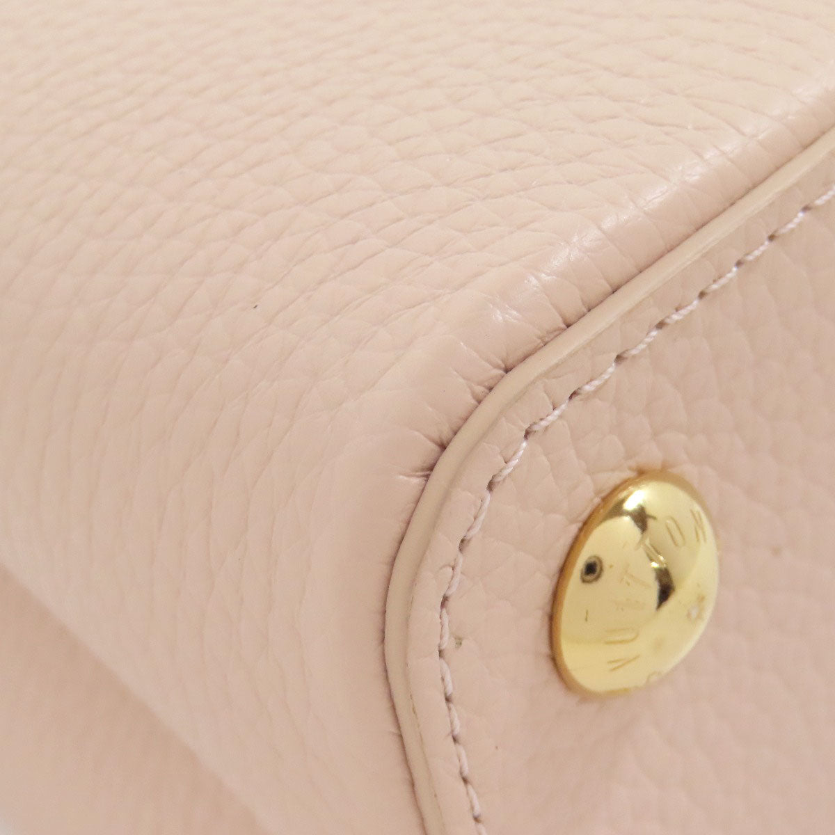 LOUIS VUITTON Handbag M22514 Taurillon Clemence Leather pink beige