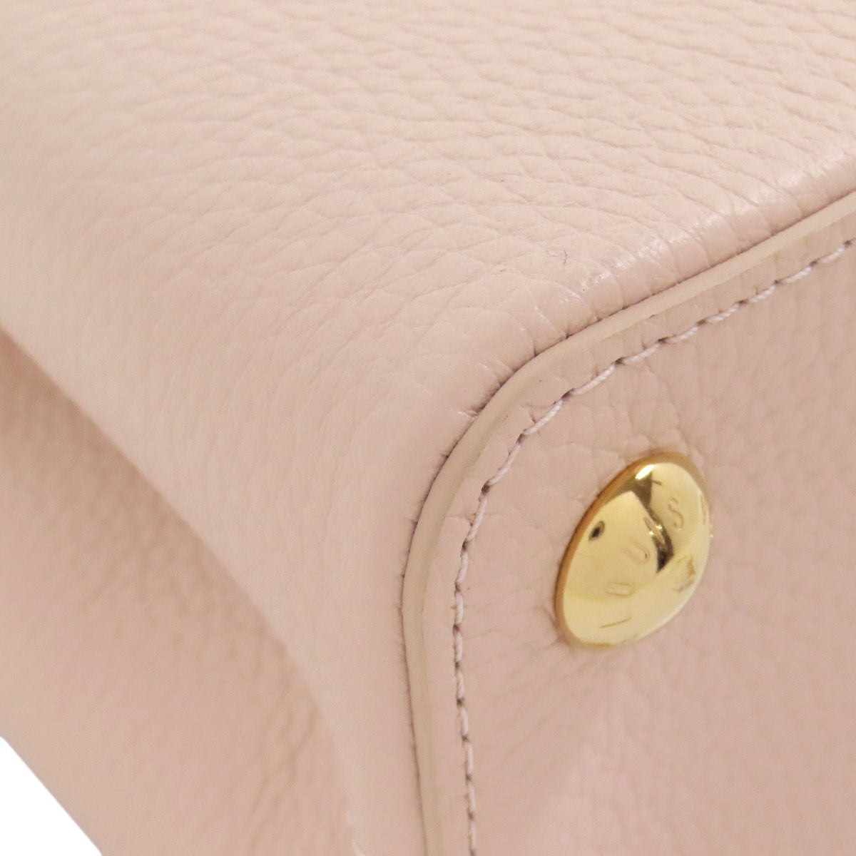 LOUIS VUITTON Handbag M22514 Taurillon Clemence Leather pink beige