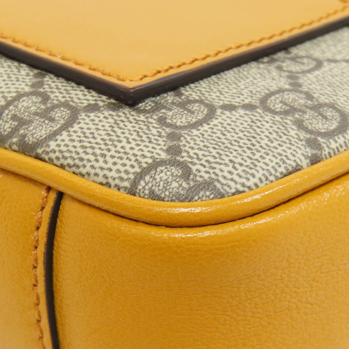 GUCCI Handbag 658487 PVC, Leather Brown GG Supreme 2WAY Women Used