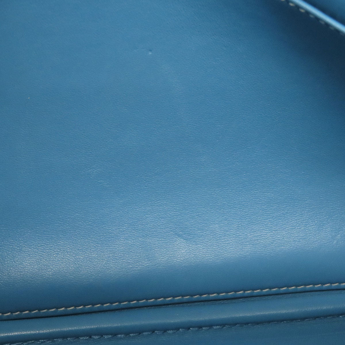 HERMES Handbag Taurillon Clemence blue Bolide 31 Blue Jean SilverMetal Women Used