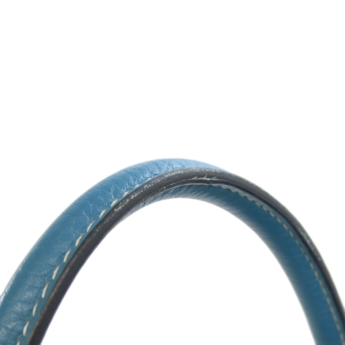 HERMES Handbag Taurillon Clemence blue Bolide 31 Blue Jean SilverMetal Women Used