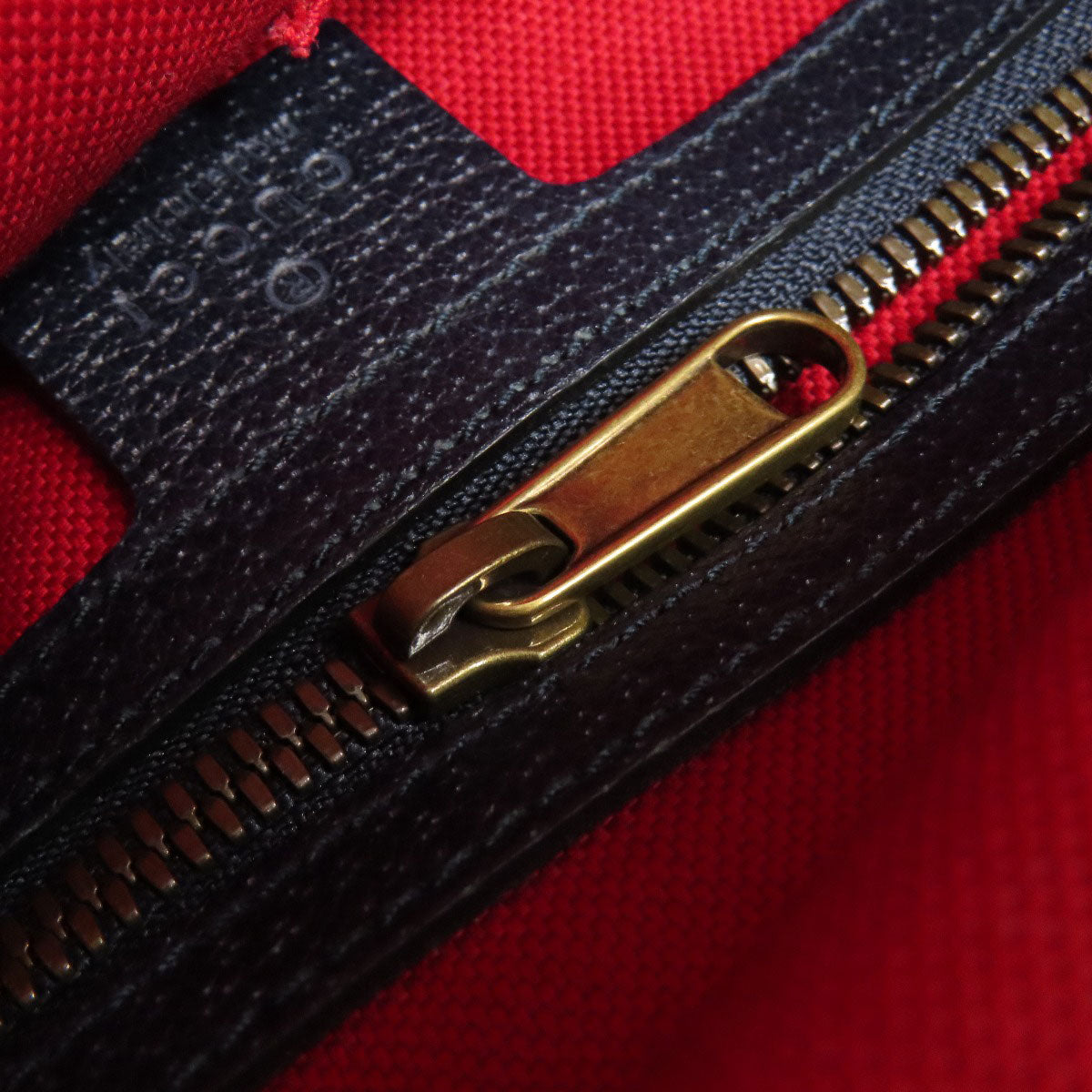 GUCCI Backpack 598184 wool Navy GG wool Women Used