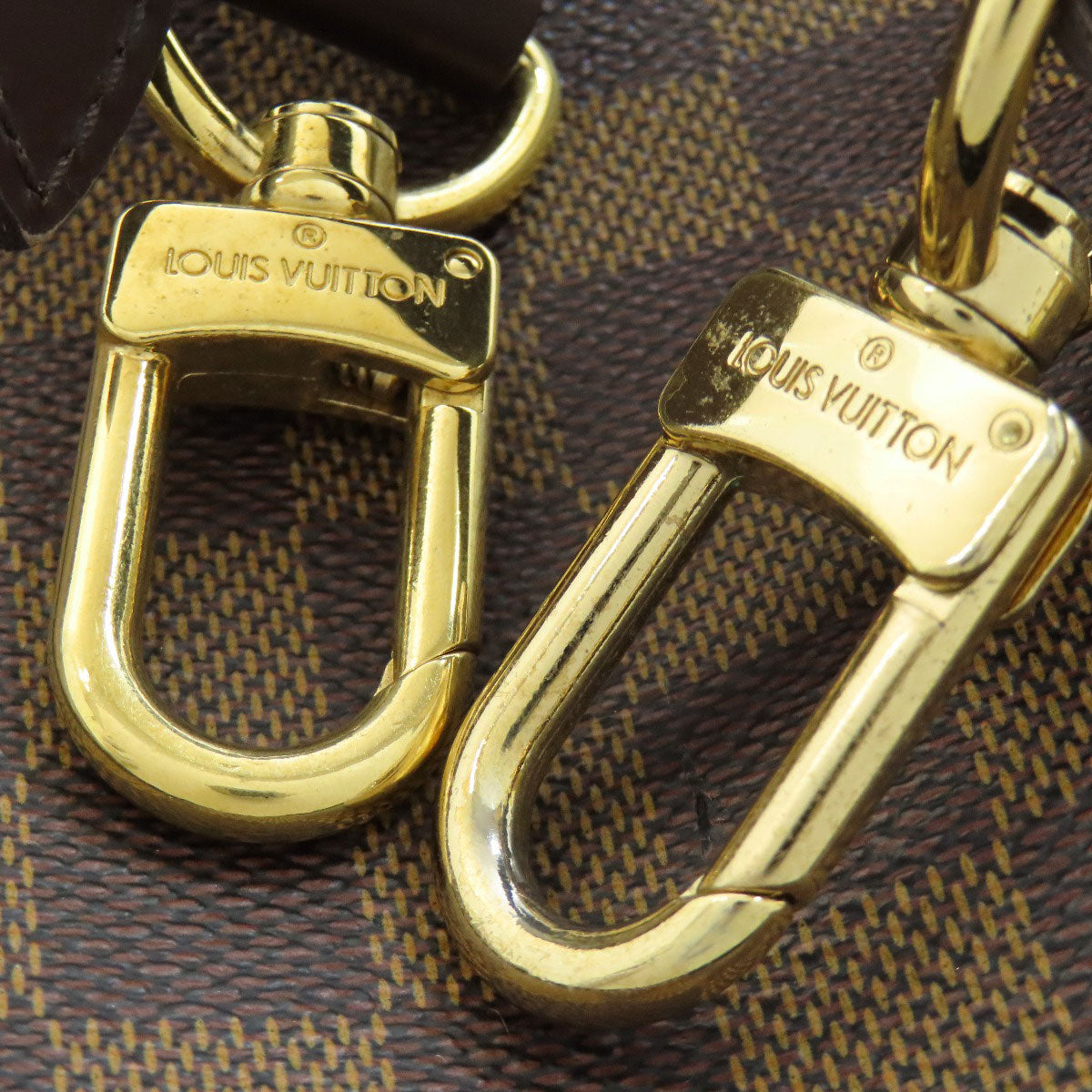 LOUIS VUITTON Boston Duffel bag N41414 Damier canvas Damier / Ebene