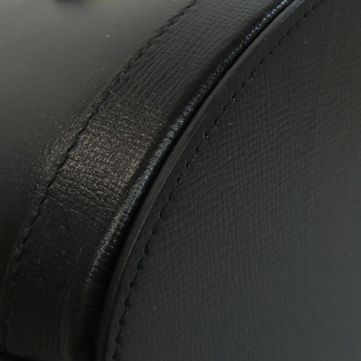 GUCCI Shoulder Bag 602118 leather black Horsebit Bucket Bag Long Shoulder Women Used