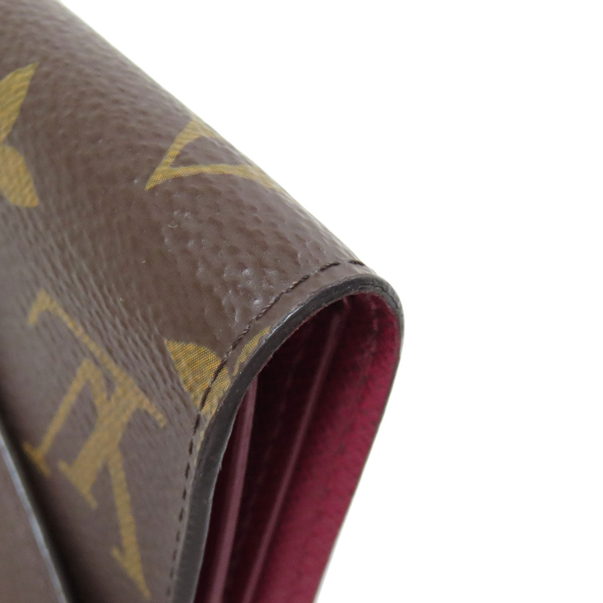 LOUIS VUITTON Bifold Wallet M41938 Monogram canvas Brown Portefeuille Victorine Women Used