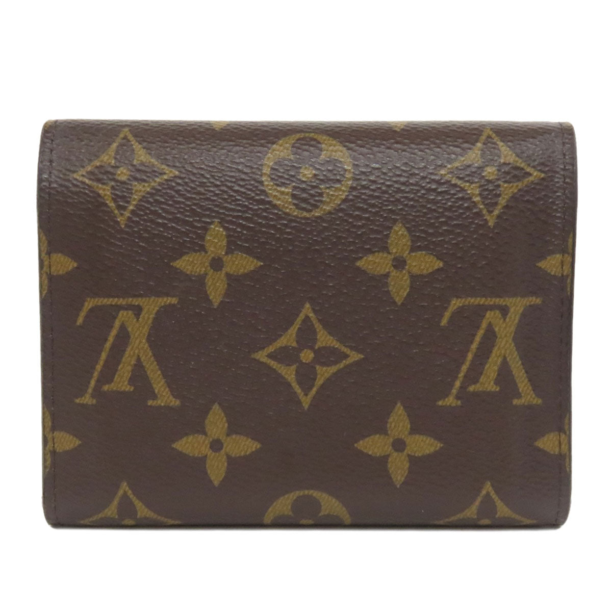 LOUIS VUITTON Bifold Wallet M41938 Monogram canvas Brown Portefeuille Victorine Women Used