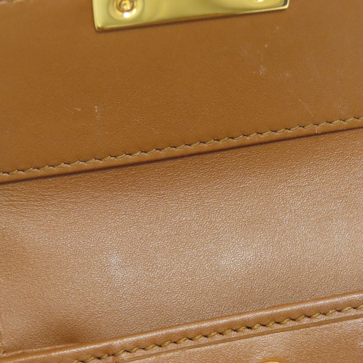 GUCCI Bifold Wallet 453155 PVC, Leather Brown GG Supreme Women Used