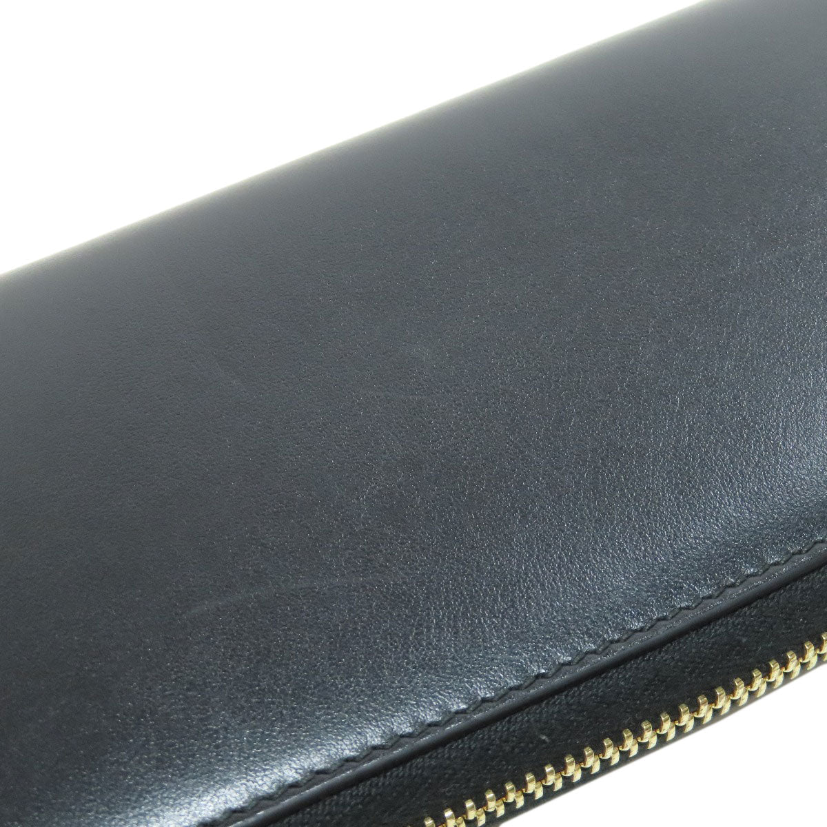 GUCCI Long Wallet Purse 547591 leather black logo Women Used