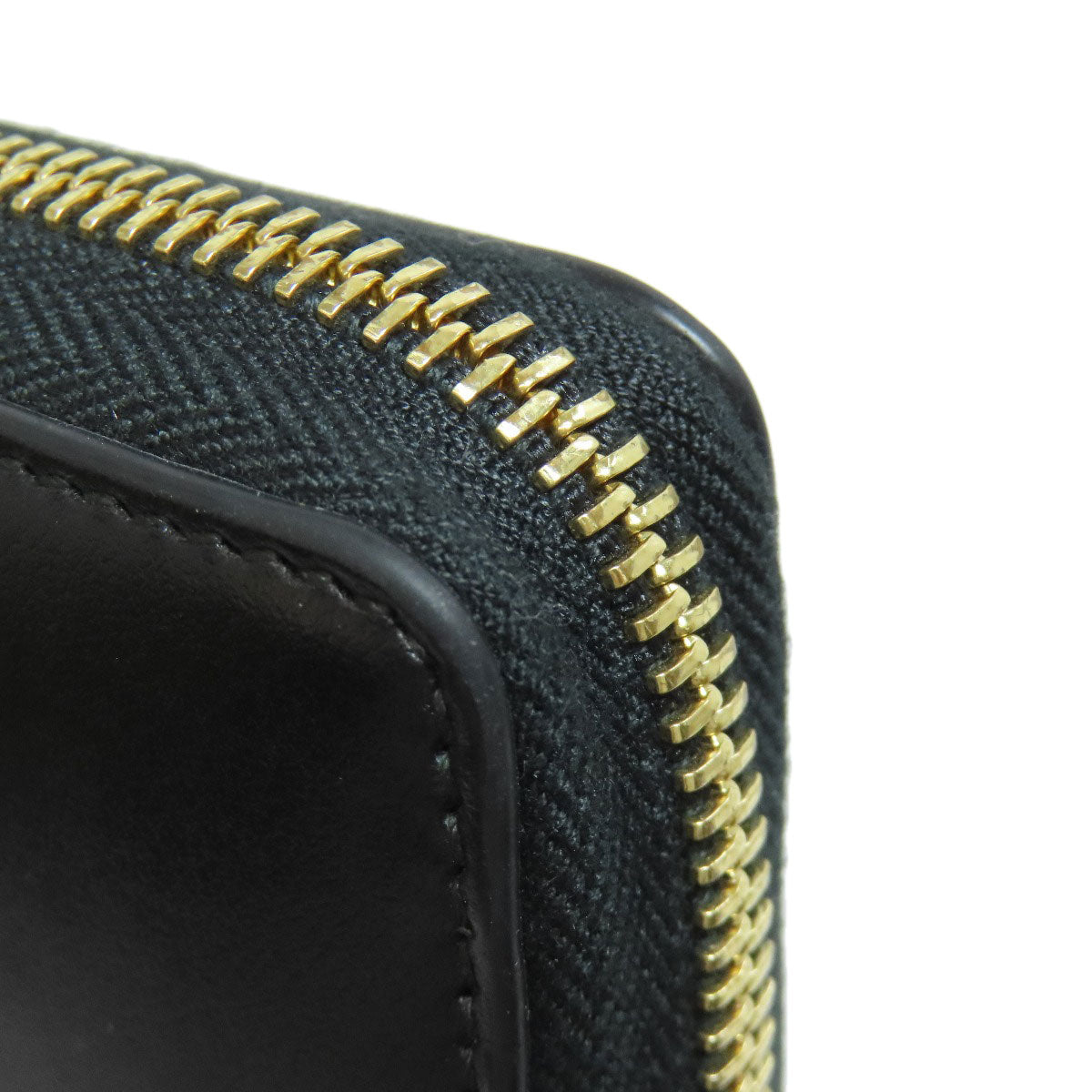 GUCCI Long Wallet Purse 547591 leather black logo Women Used