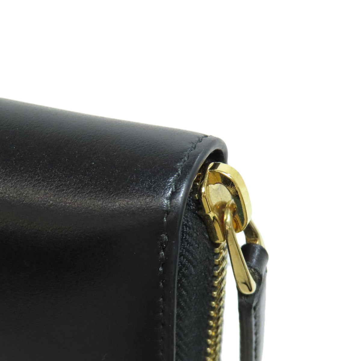 GUCCI Long Wallet Purse 547591 leather black logo Women Used