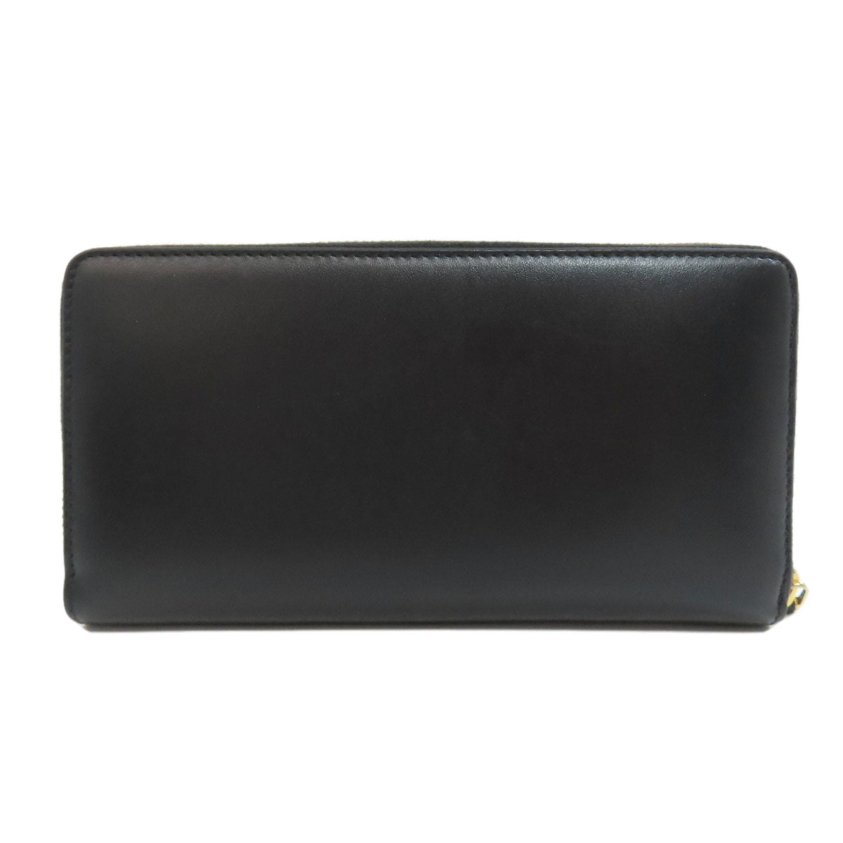 GUCCI Long Wallet Purse 547591 leather black logo Women Used