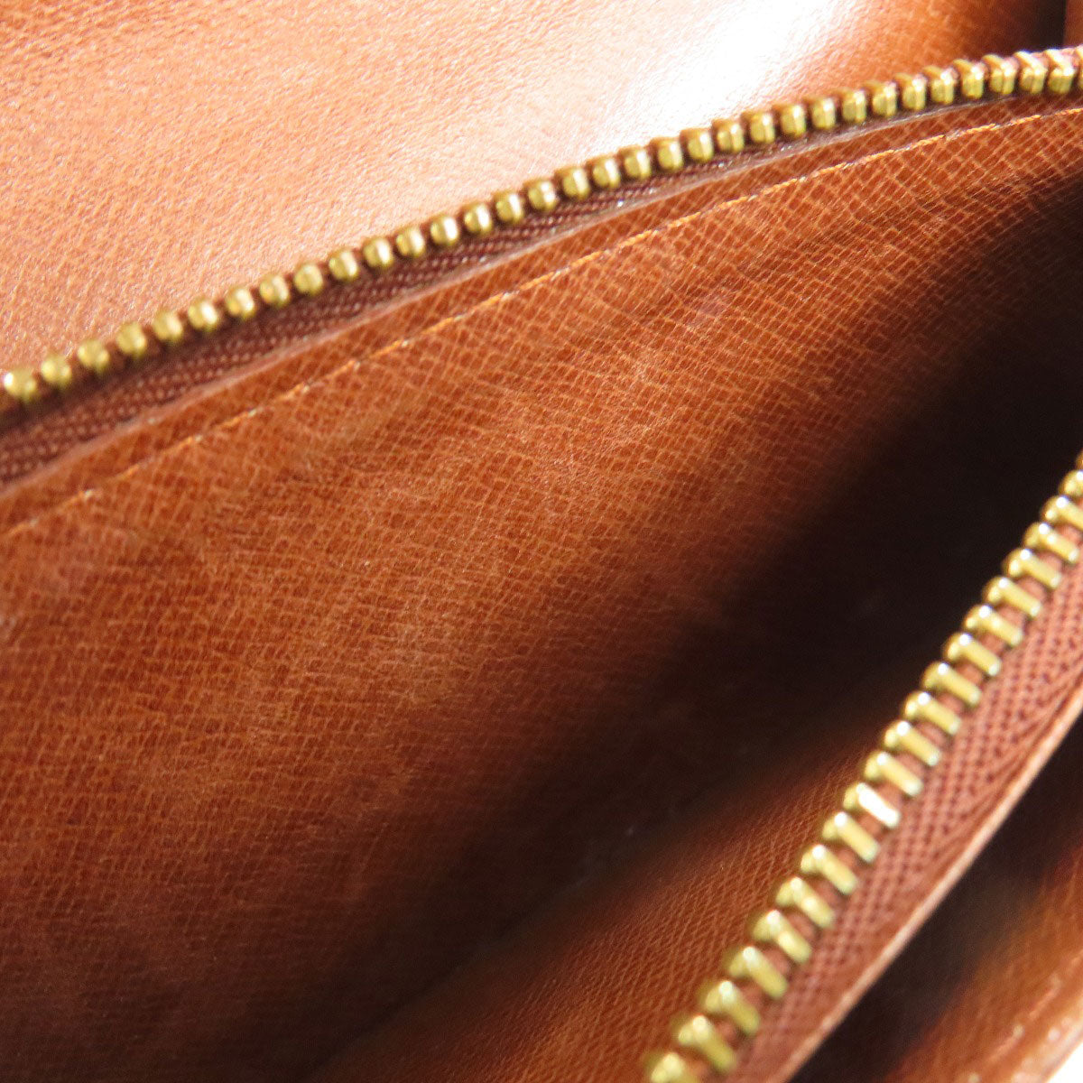 LOUIS VUITTON Bifold Wallet M61735 Monogram canvas Brown Portonet Zip Women Used