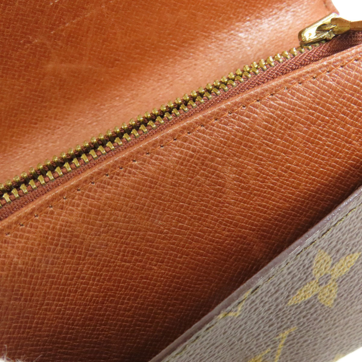 LOUIS VUITTON Bifold Wallet M61735 Monogram canvas Brown Portonet Zip Women Used