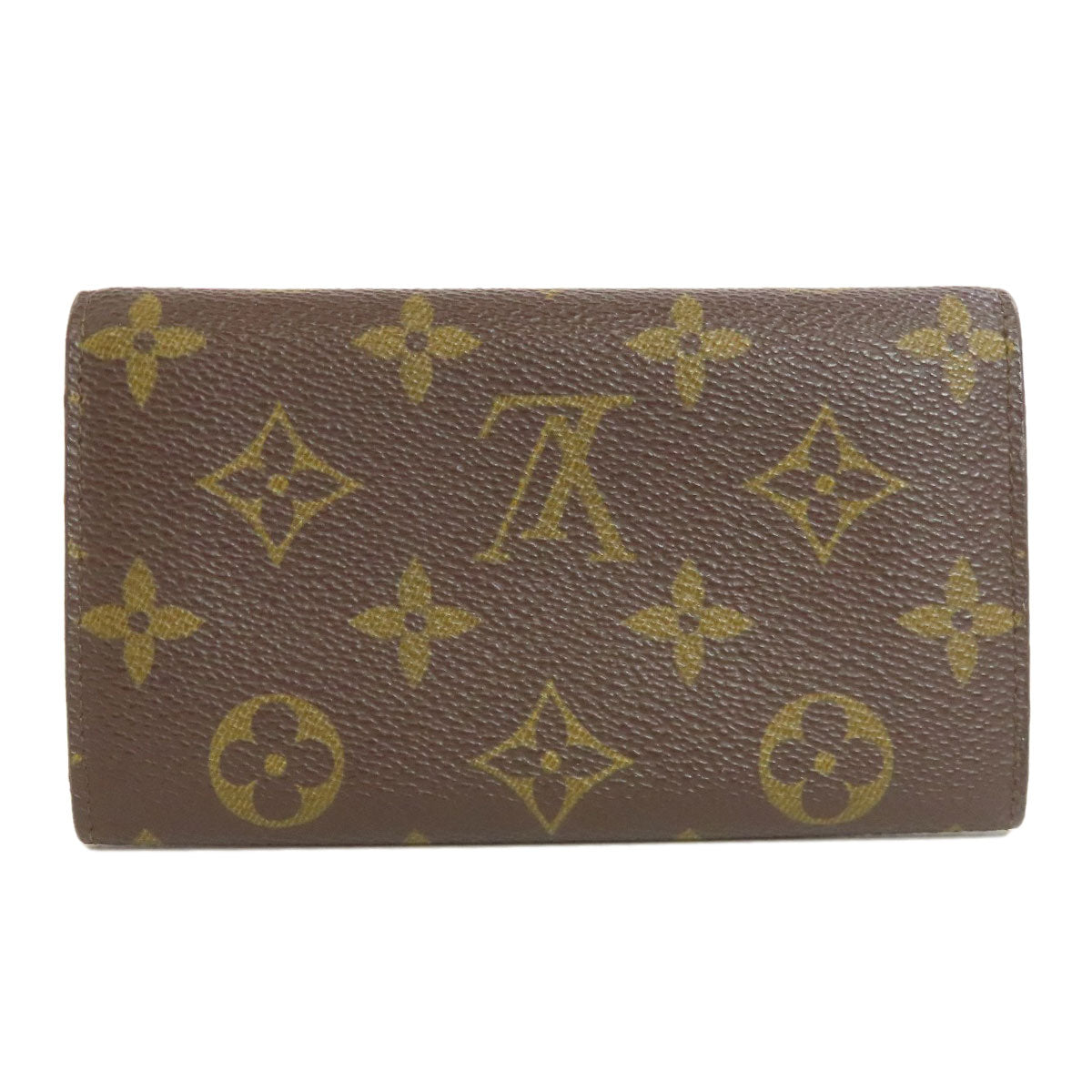 LOUIS VUITTON Bifold Wallet M61735 Monogram canvas Brown Portonet Zip Women Used